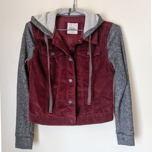 Knit and Corduroy Jacket